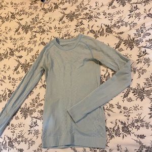 Blue Lululemon long sleeve